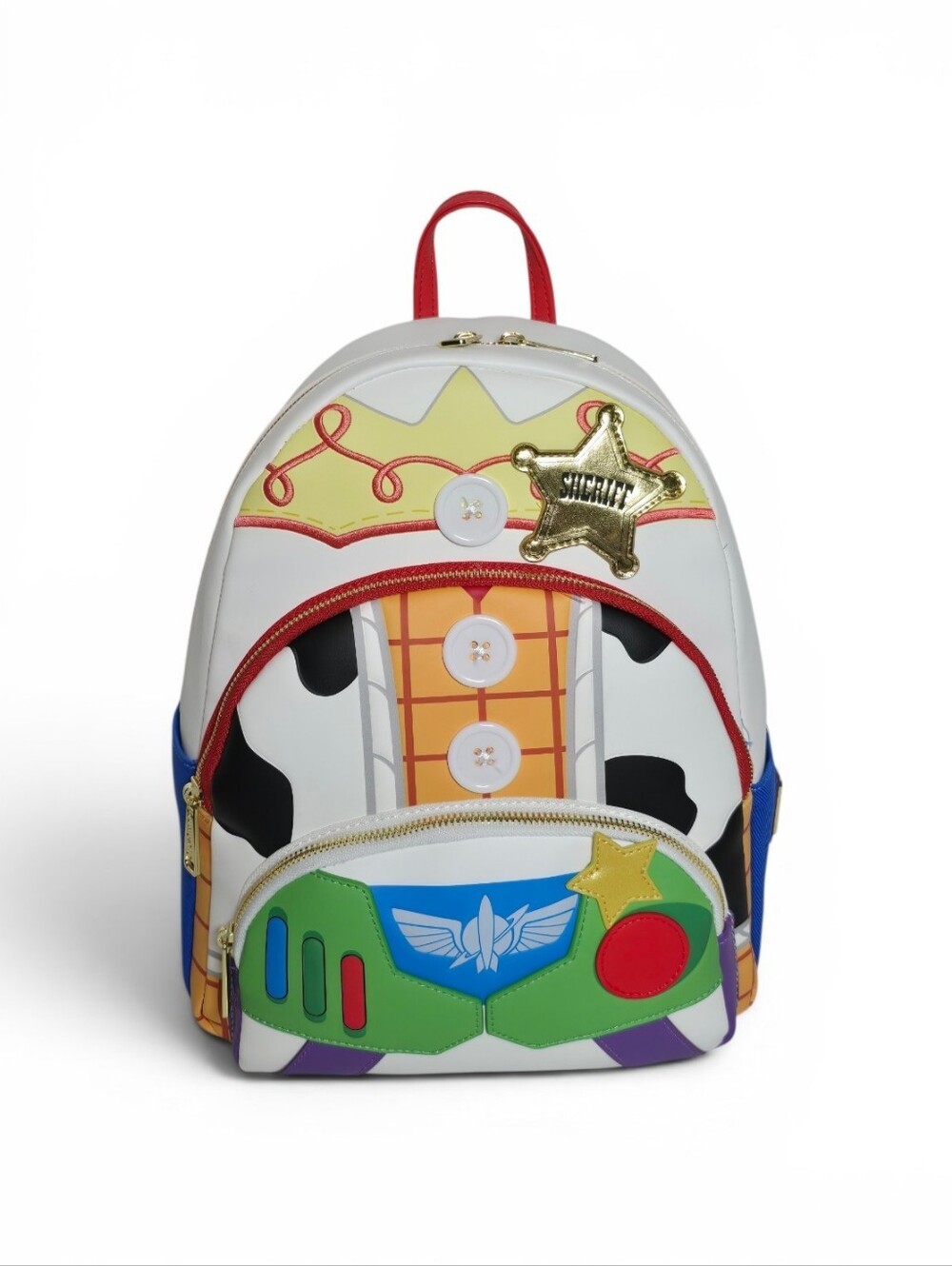 Loungefly Disney Pixar Toy Story 5 Triple Pocket Jessie Woody Buzz Backpack NWT